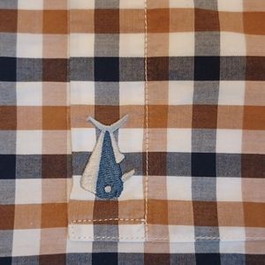 Southern Lure Long Sleeve Plaid Check Button Down Shirt